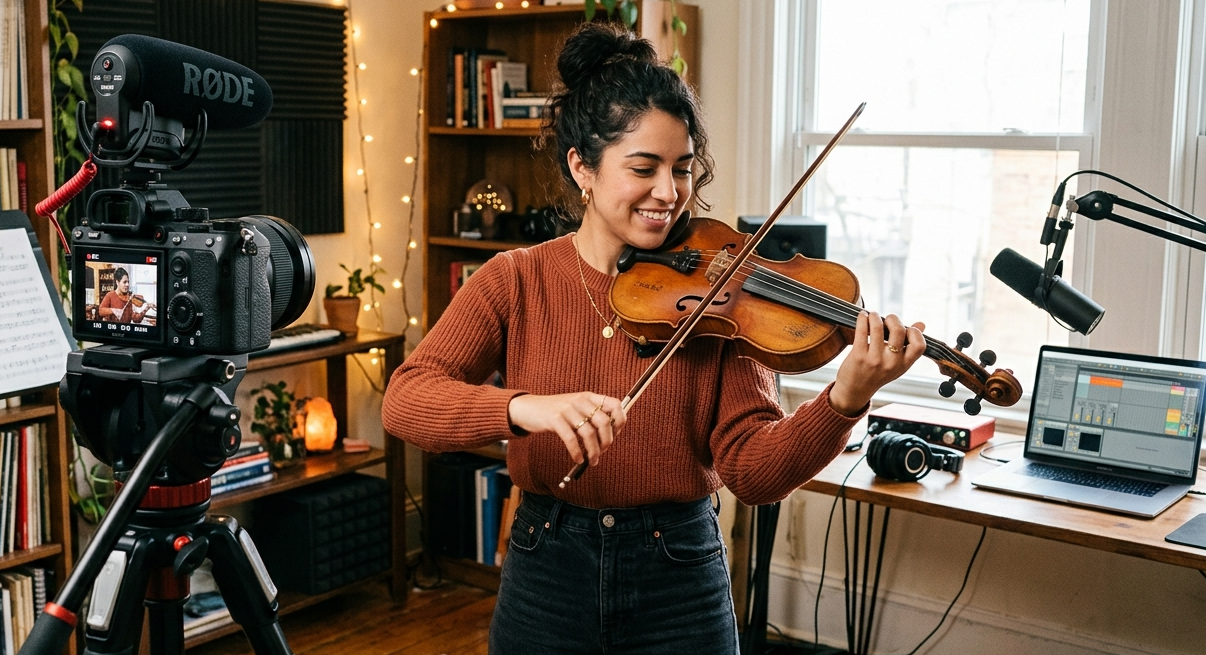 violinist for music cover